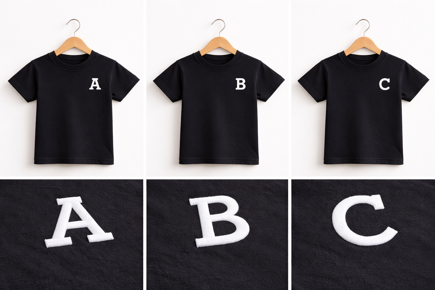 Initial T-Shirt - Black