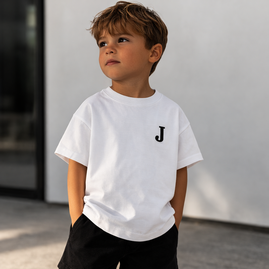 Initial T-Shirt - White