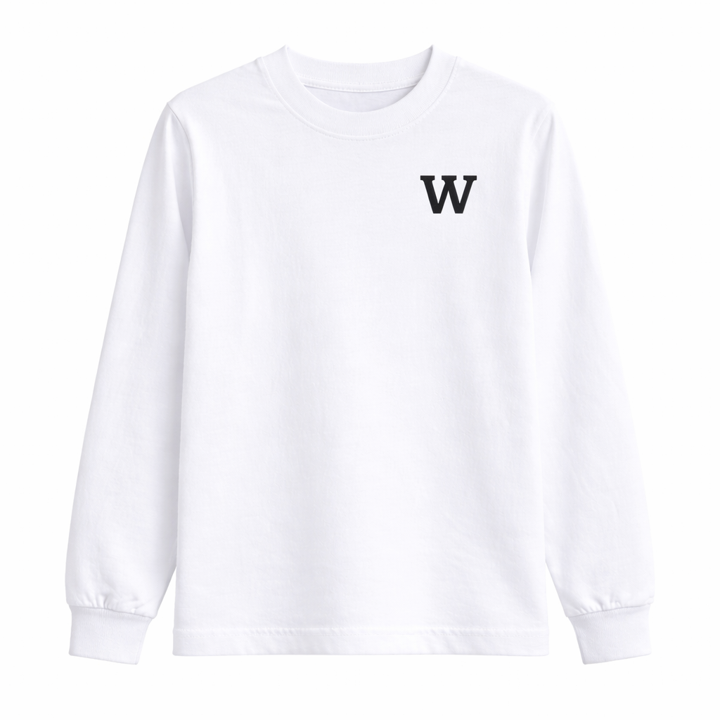 Initial L/S T-Shirt - White
