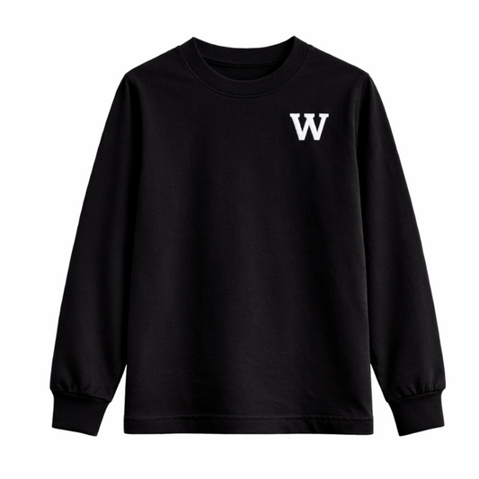 Initial L/S T-Shirt - Black