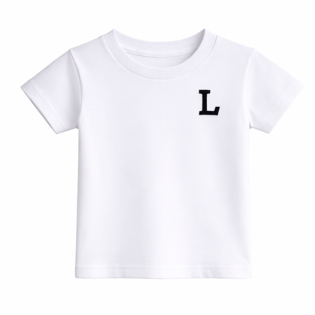 Initial T-Shirt - White