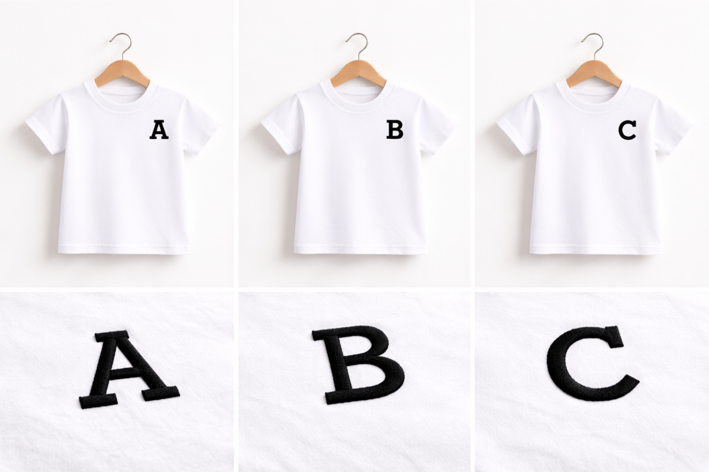 Initial T-Shirt - White
